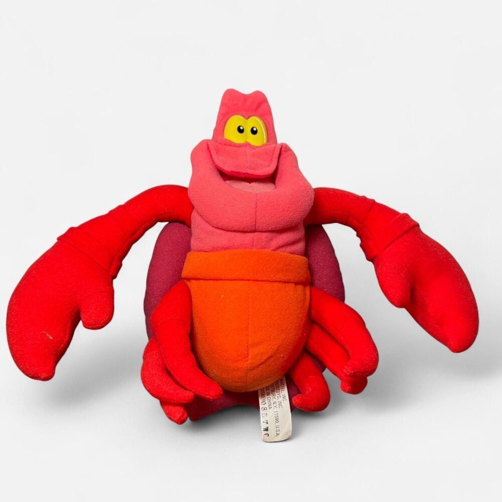 Vintage Disney The Little Mermaid Sebastian Stuffed Animal - Picture 4 of 4